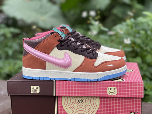 Pure original version_ Social Status x Nike Dunk Mid _Chocolate Milk_ Alliance Item Number_ DJ1173-700_ full code shipment 36--46-e9153a57